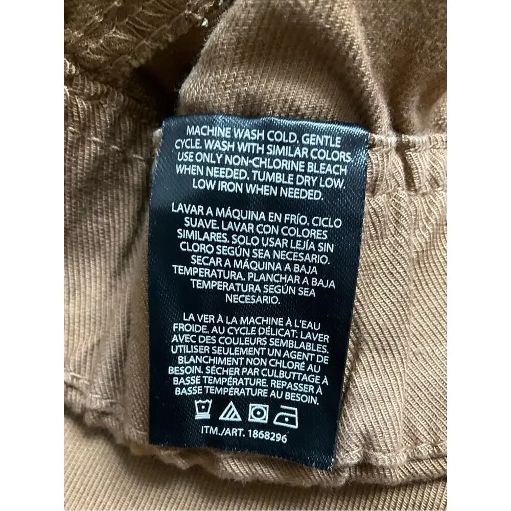 Banana Republic Cropped Tapered Pull on Pants Tan Size XXL NWT